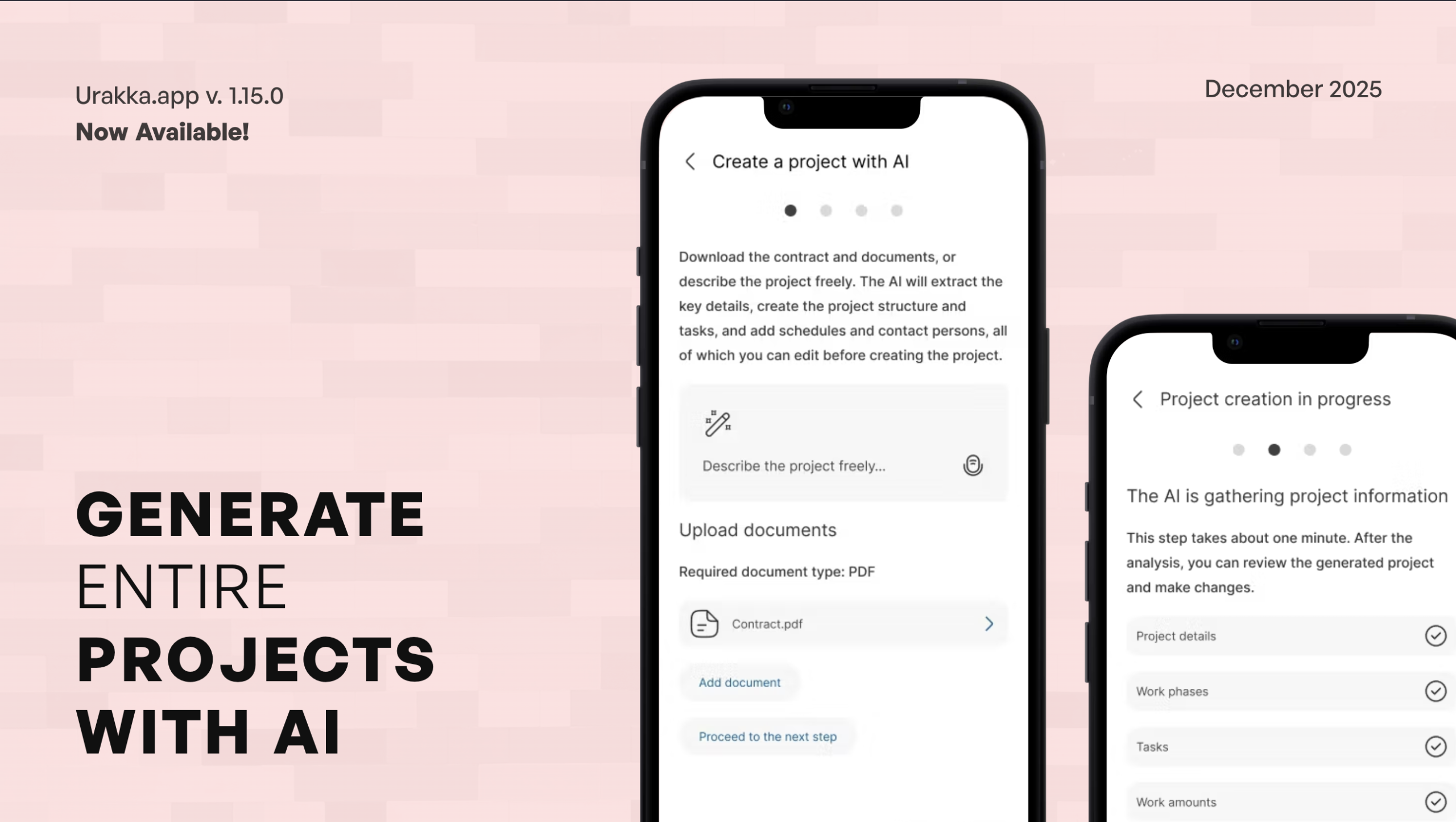 Urakka.app 1.15.0 – AI-Powered Projects, Smarter Task Management & More